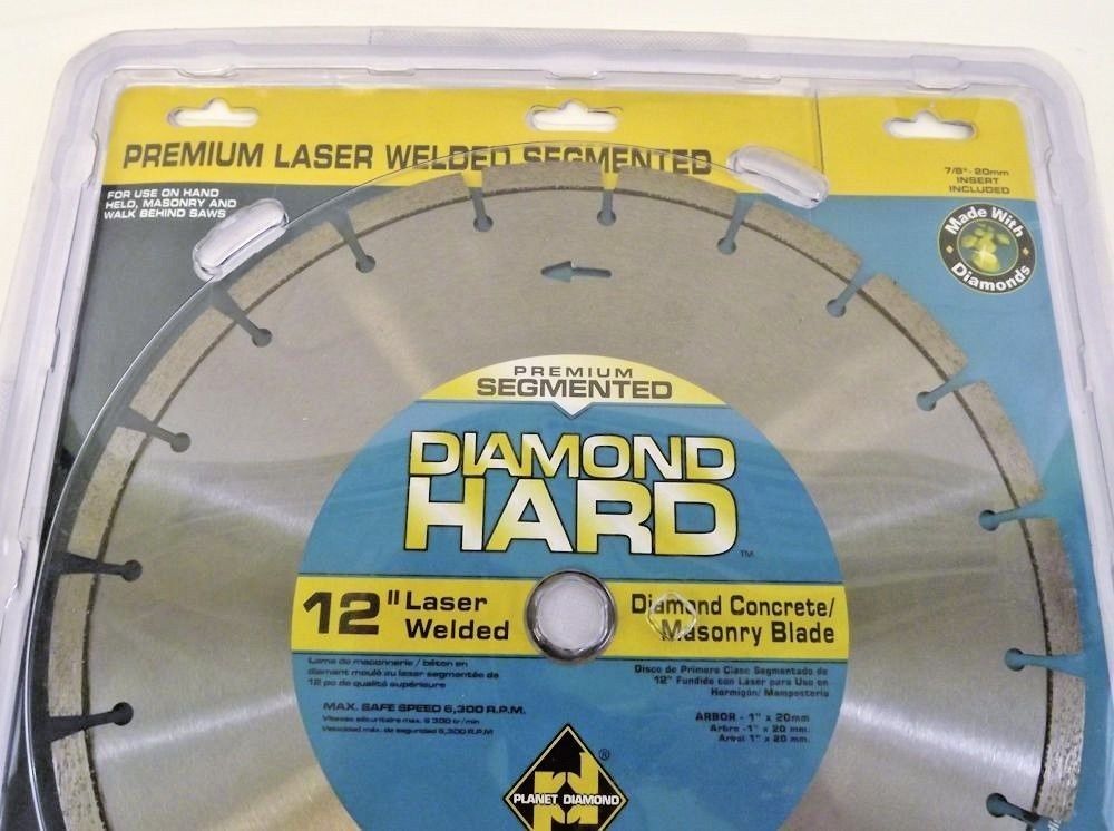Planet Diamond 21412020 12" Premium Laser Welded Segmented