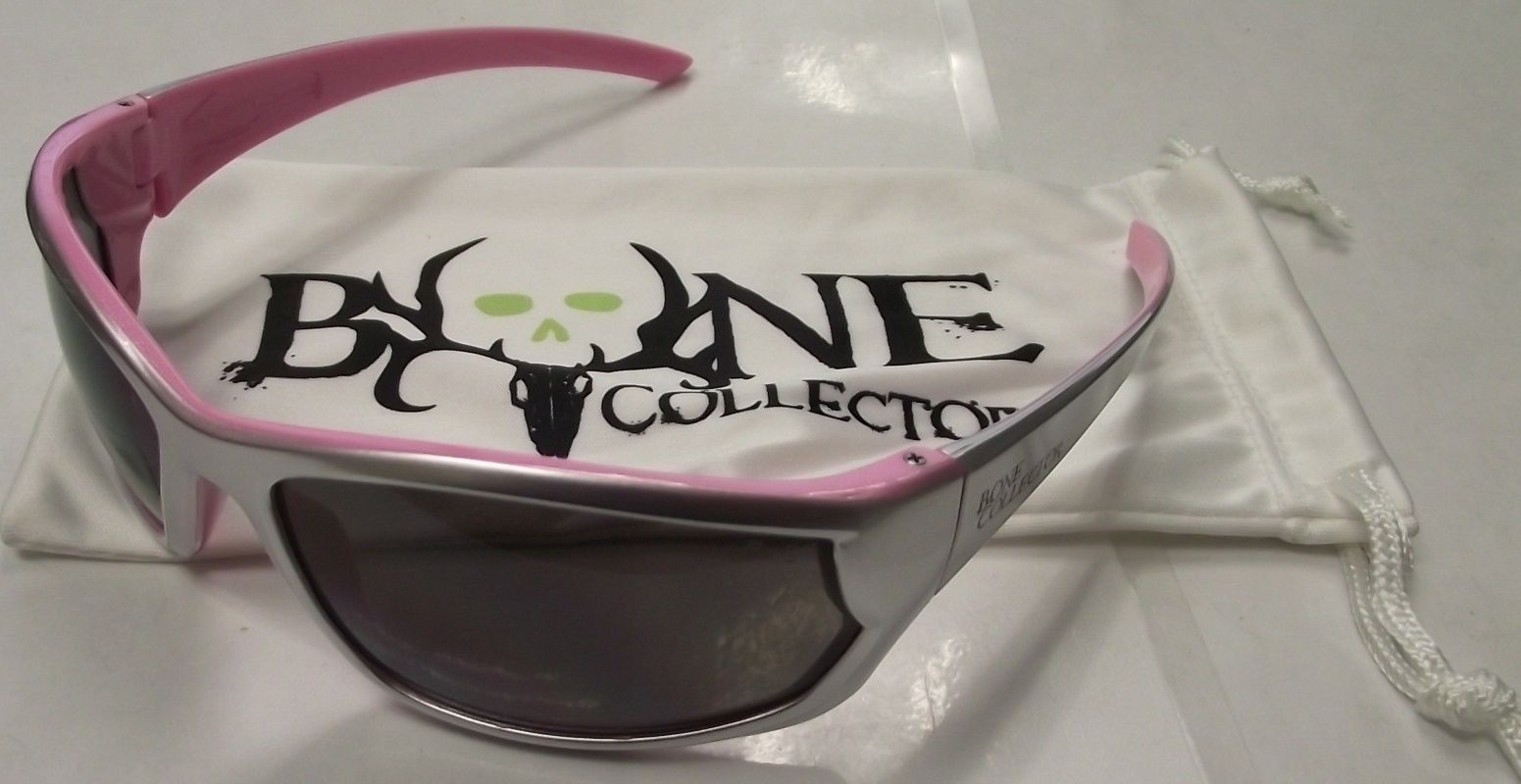 Radians Bone Collector BCCV65-20ID Shooting Glasses Smoke Lens Silver/Pink