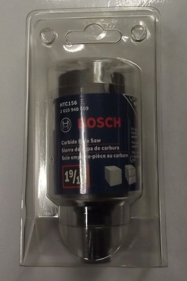 Bosch HTC156 1-9/16-Inch 40mm Carbide Hole Saw