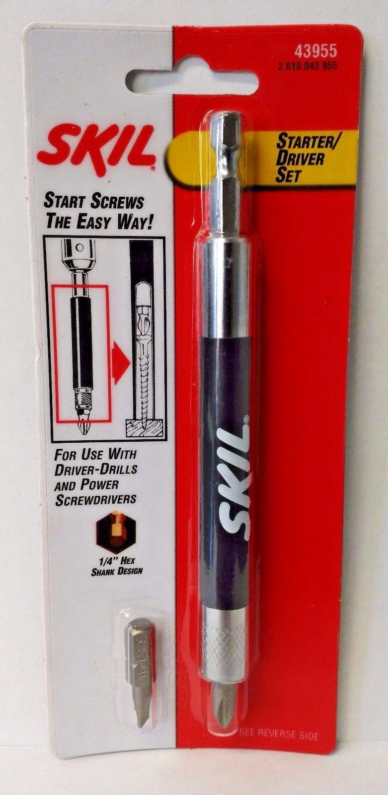 Skil 43955 5" Magnetic Screw Starter Driver Set