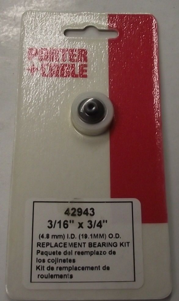 PORTER-CABLE 42943 3/4" Replacement Ball-Bearing Pilot 3/16" Inner Diameter