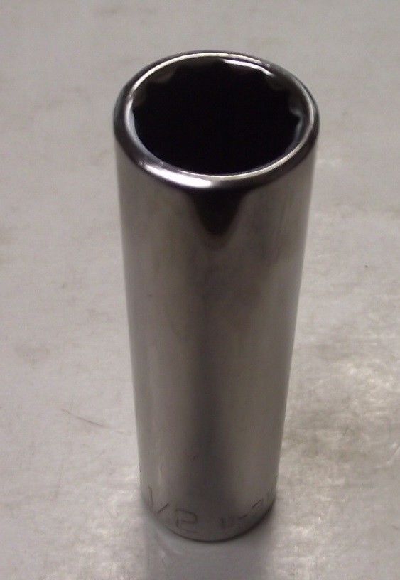 Armstrong Tools 11-316 3/8" Drive 1/2" 12 Point Deep Socket USA