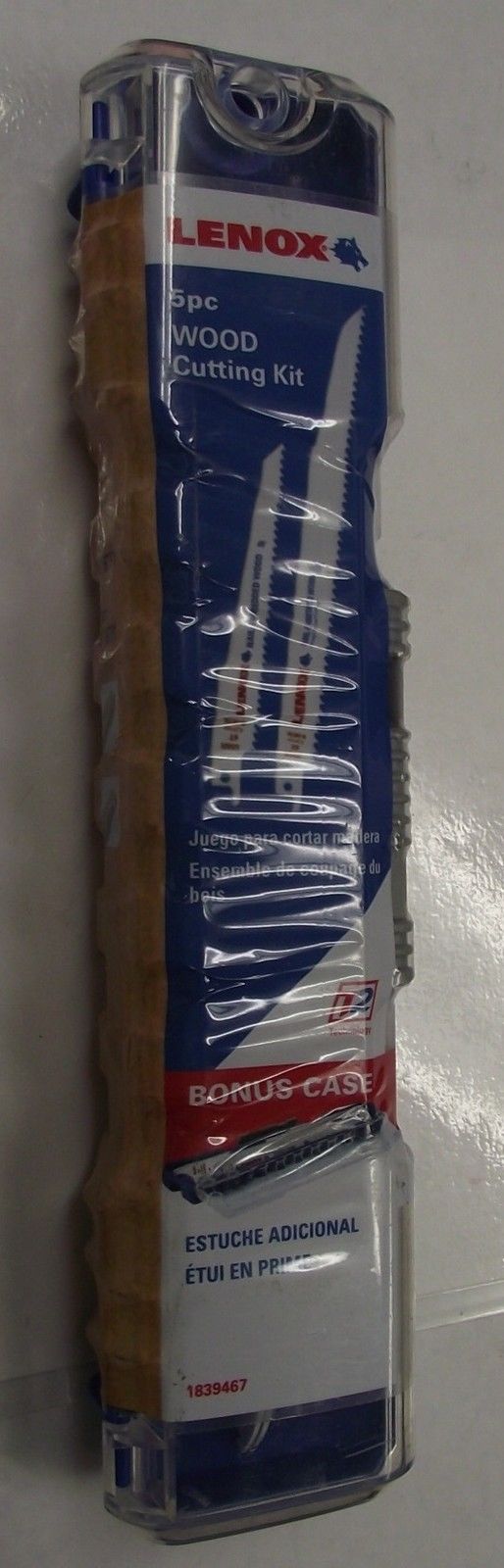 Lenox 1839467 Wood Reciprocating Saw Blade Kit With Case, 5 Piece USA