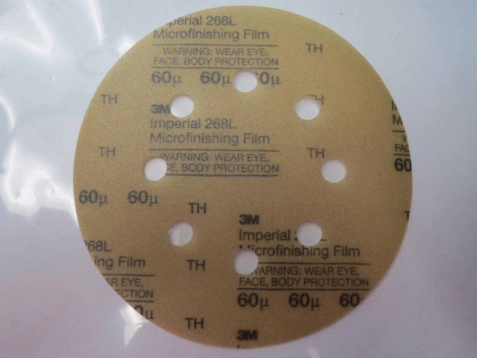 3M RSM60 5" 60 Micron Microfinishing Film Discs 25pcs