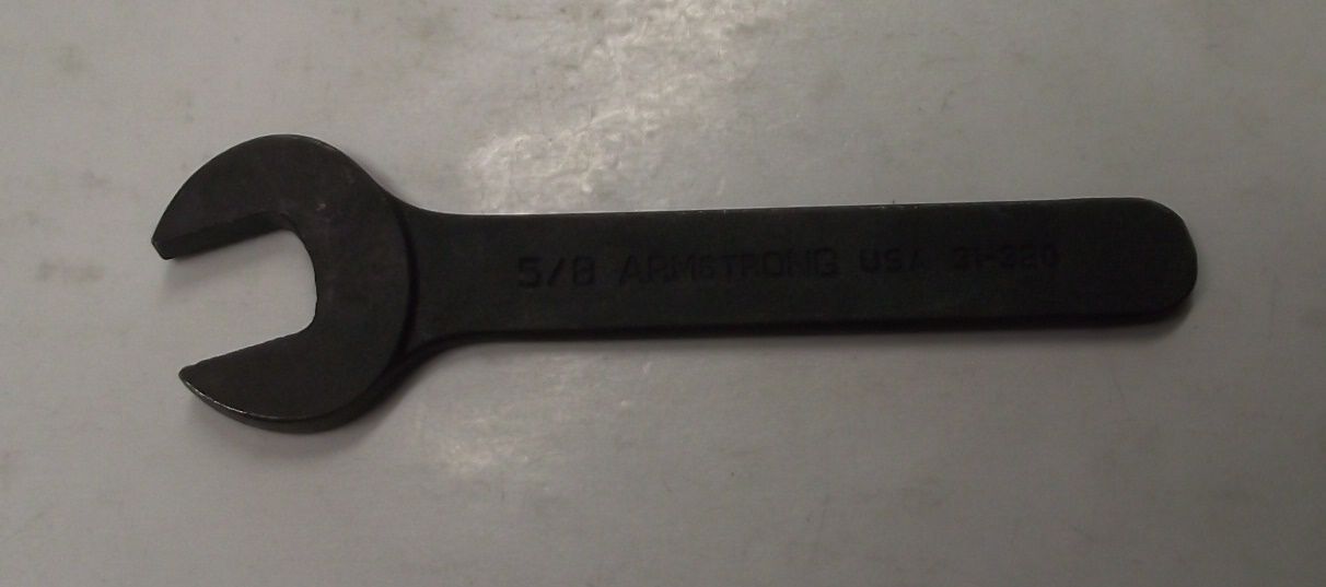 Armstrong Tools 31-320 5/8" Black Oxide Check Nut Wrench - Carbon Steel USA