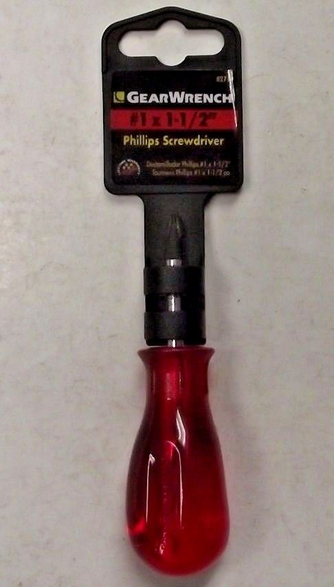 GearWrench 82714 #1 x 1-1/2" Stubby Phillips Screwdriver
