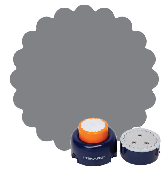 Fiskars 01-005566F Scalloped Circle Everywhere Punch Cartridge