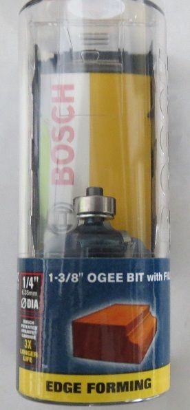 BOSCH 85584MC 1-3/8" Carbide Tipped Ogee Router Bit
