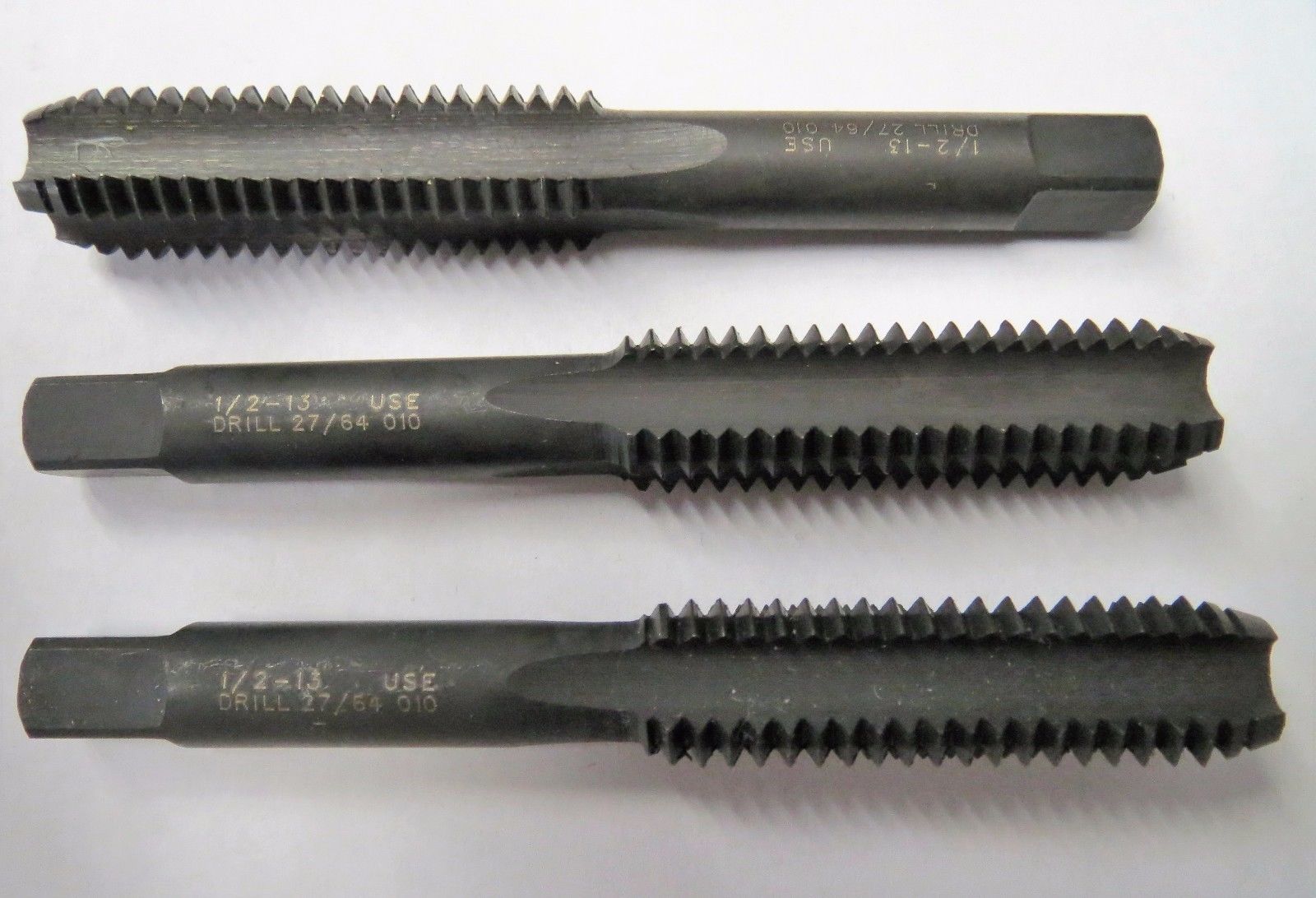 Bosch HCS Bottom Tap 1/2-13 Black Oxide 00102 Bulk (3 pcs) #T24