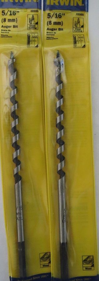 Irwin 49905 Wood Auger Bit 2 Packs