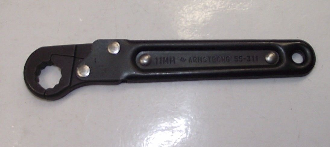 Armstrong 55-311 11 mm Ratcheting Flare Nut Wrench USA