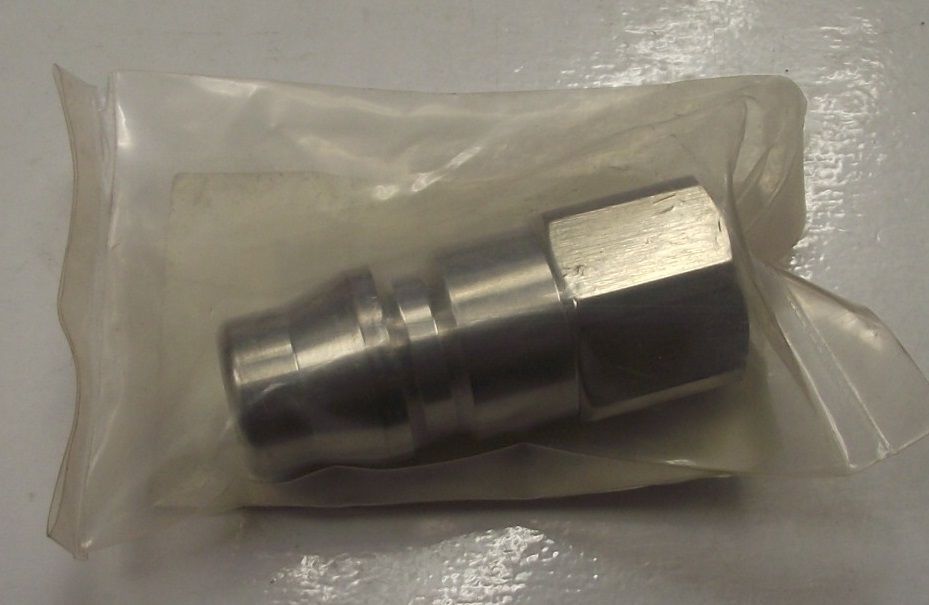 Legacy A68639-BG Stainless Steel Hi Flow Plug Coupler 3/8 FNPT 1/2 Body 400 PSI
