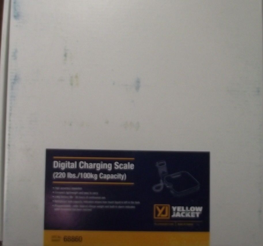 Yellow Jacket 68860 220lb Compact Scale With Bag