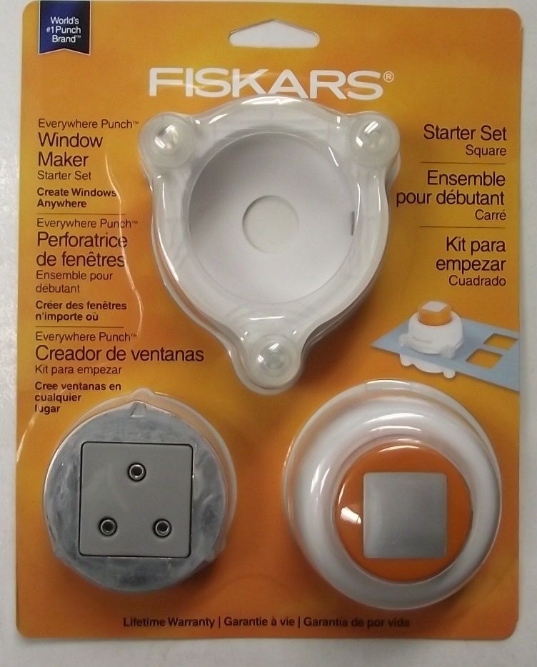 Fiskars Mini shape Boss embossing kit, new