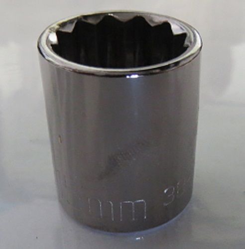 Armstrong 38-115A 3/8" Drive 12 Point Standard Socket 15mm USA