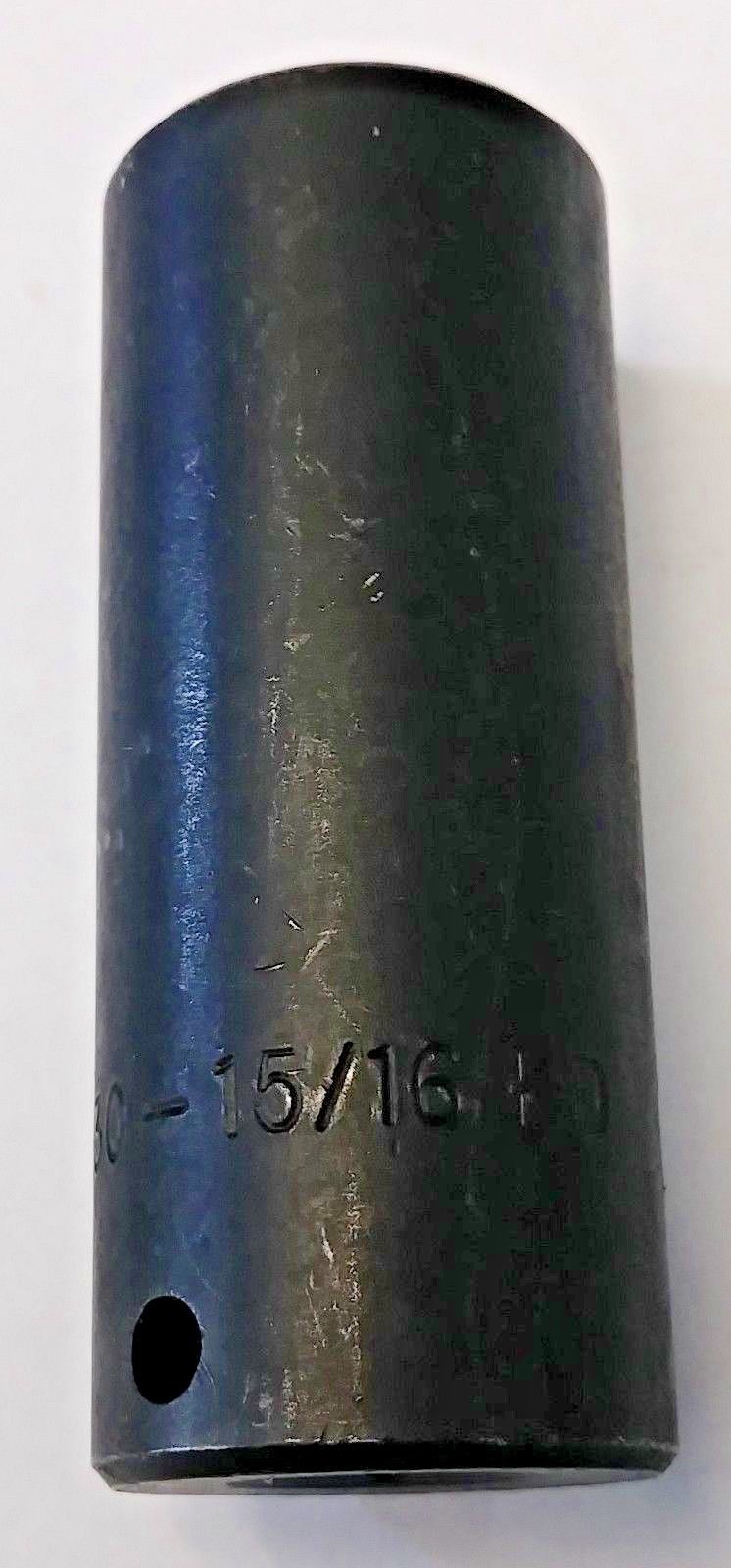 KD Tools 531430 1/2" Drive Deep 6 Point Impact Socket 15/16" USA