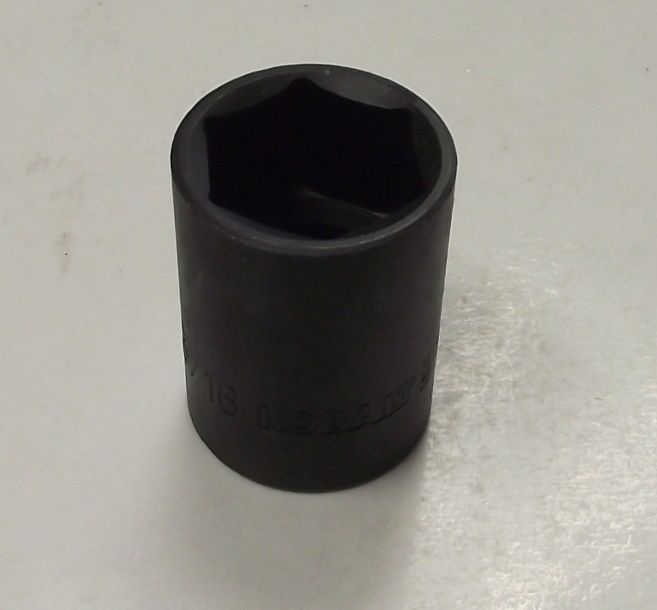 Kobalt 23799 17mm 6-Point Impact Socket, 3/8-Inch Drive (Made In USA)
