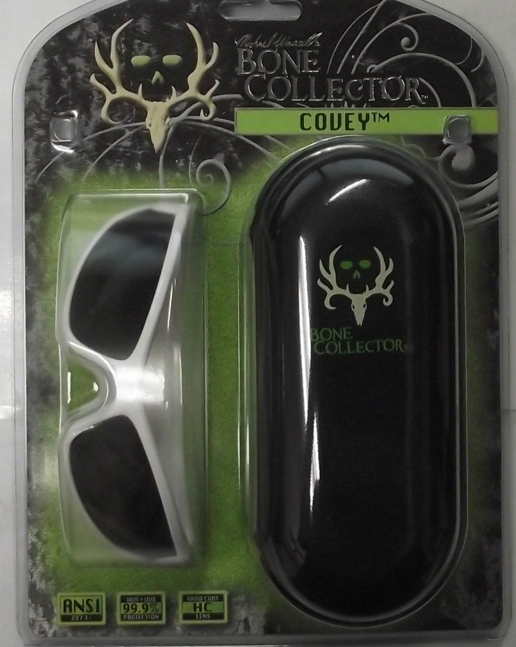 Radians Bone Collector BCCVW0-20CS Shooting Glasses Smoke Lens White