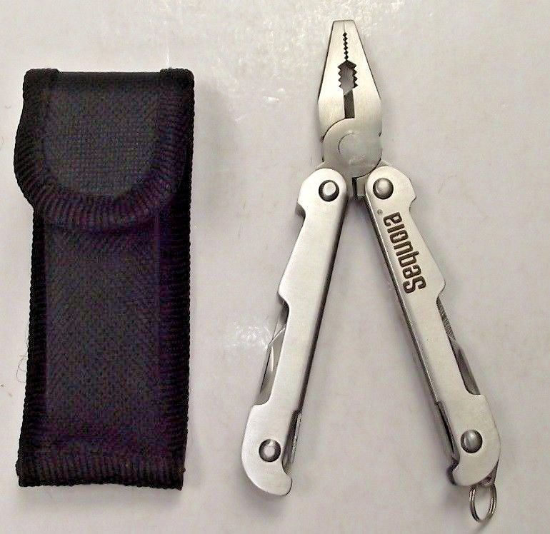 Sequoia Multi-Tool Knife with Nylon Holster P1 Multi-Tool 10 in 1