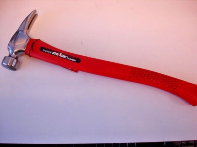 Spencer 25oz Curved / Waffle Striker Wood Hammer 69575