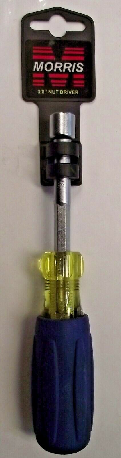 Morris 54150 3/8" Blue Nut Cushion Grip Nut Driver