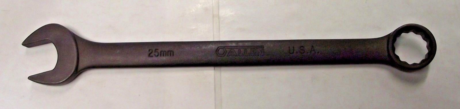 Allen 20325B 25mm 12 Point Combination Wrench Black Phosphate USA
