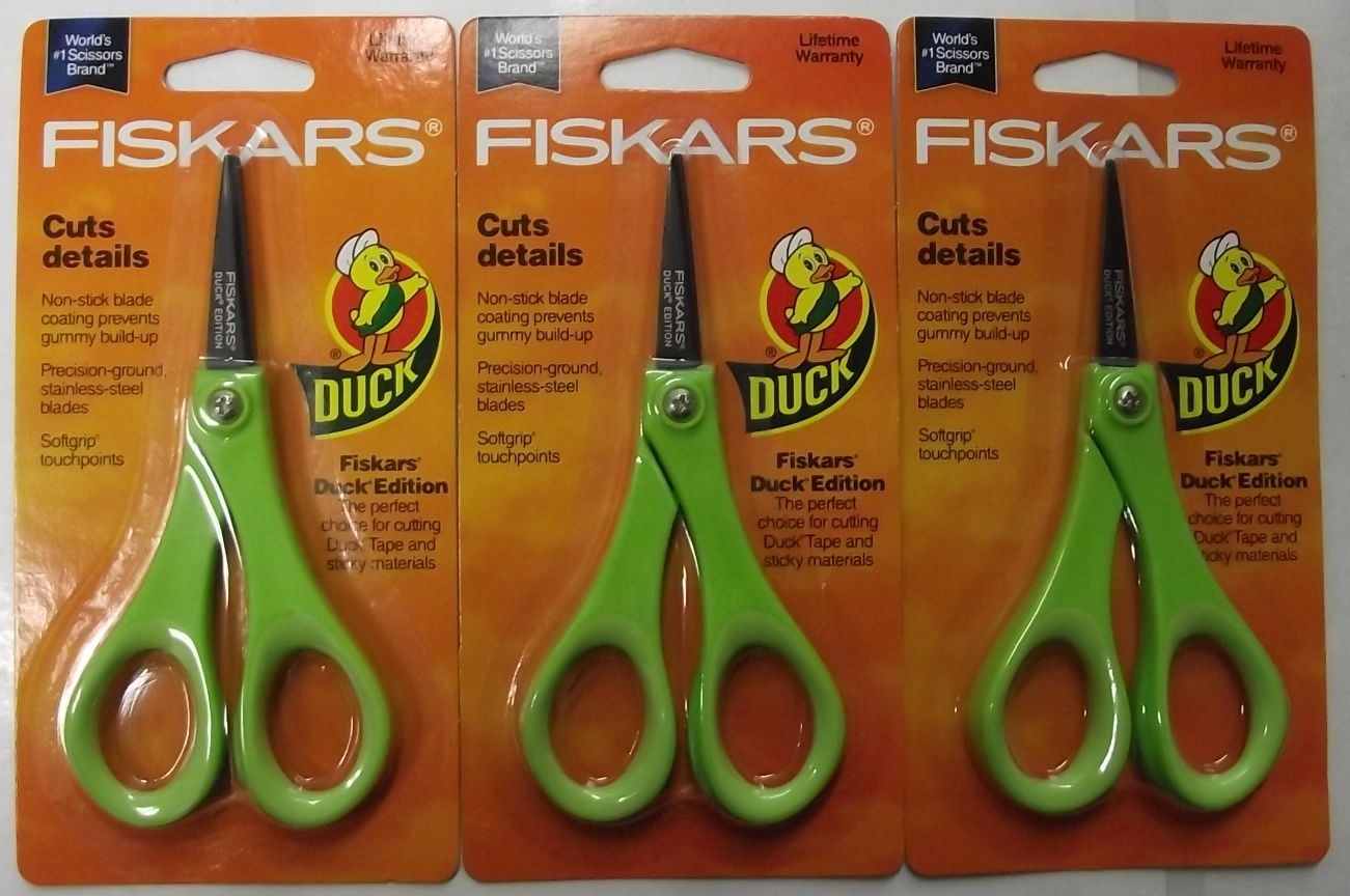 Fiskars 154110-1006 5 Duck Edition Detail Pattern Scissors Non Stick