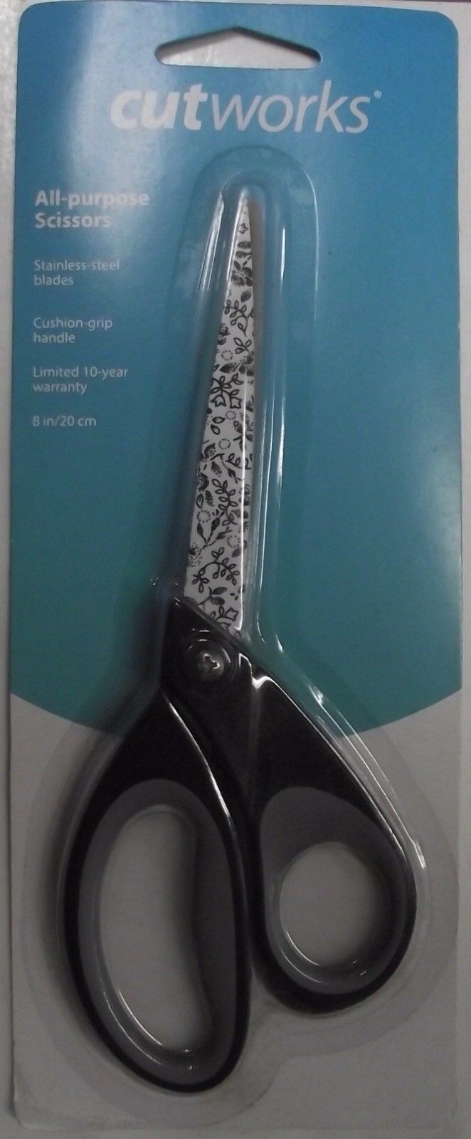 Cutworks 143521 8" Scissors With Deco Blade Joann-Audrey Design