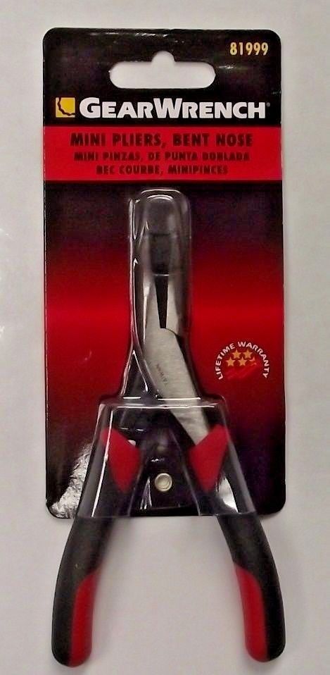 GearWrench 81999 Mini Pliers Bent Nose