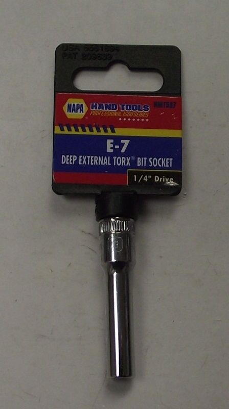 Napa NMT507 1/4" Drive E-7 Deep External Torx Bit Socket