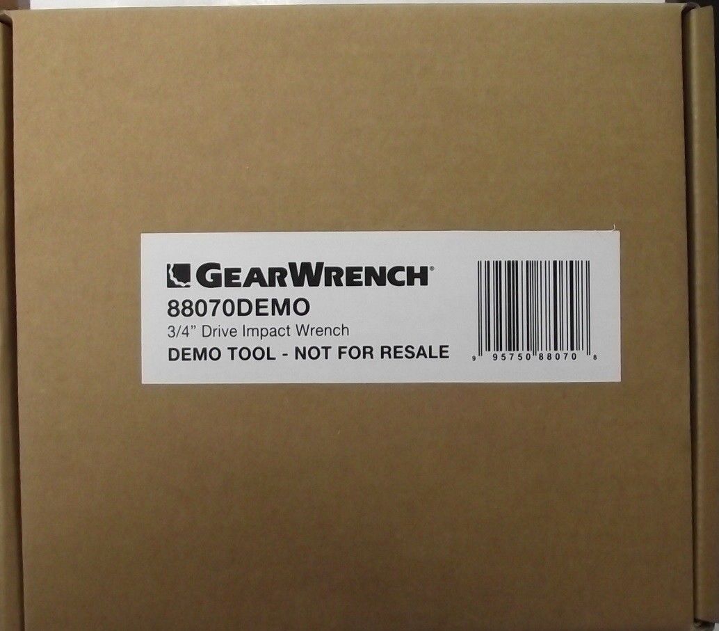 GearWrench 88070 3/4" Composite Air Impact Wrench Demo Unit NEW