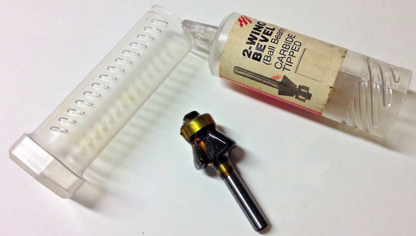 Porter Cable 43253 2-Wing Bevel Laminate Trimming Router Bit USA