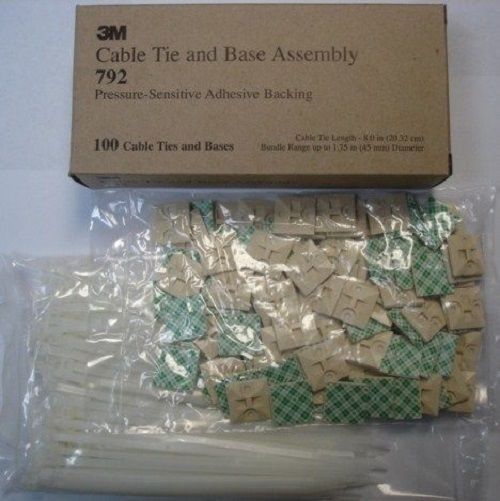 3m Cable 792 Tie And Mounting Base Assembly 1000 Pieces USA