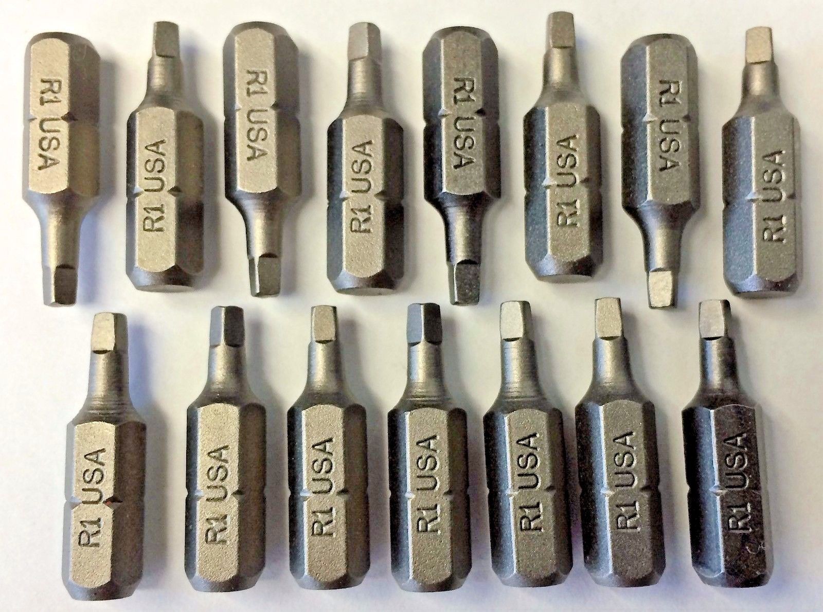 Bosch #1 x 1" Square Recess Bit 15pcs. USA 1609510202