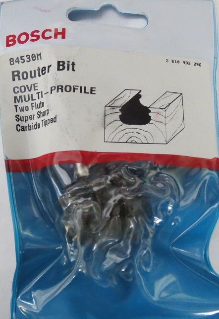 BOSCH 84530M 1¼" Cove Multi Router Bit ½" Shank USA