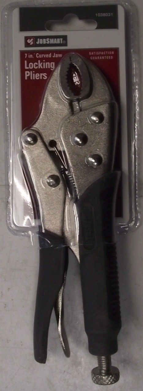 JobSmart 1038031 7" Curved Jaw Locking Pliers