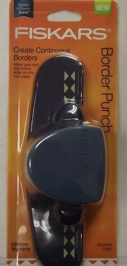 Fiskars 110420-1001 Border Punch Diamond Edge
