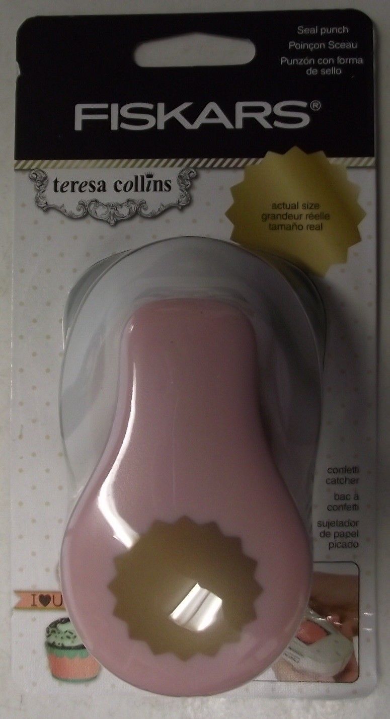 Fiskars 157280-1001 Teresa Collins Seal Lever Punch Large