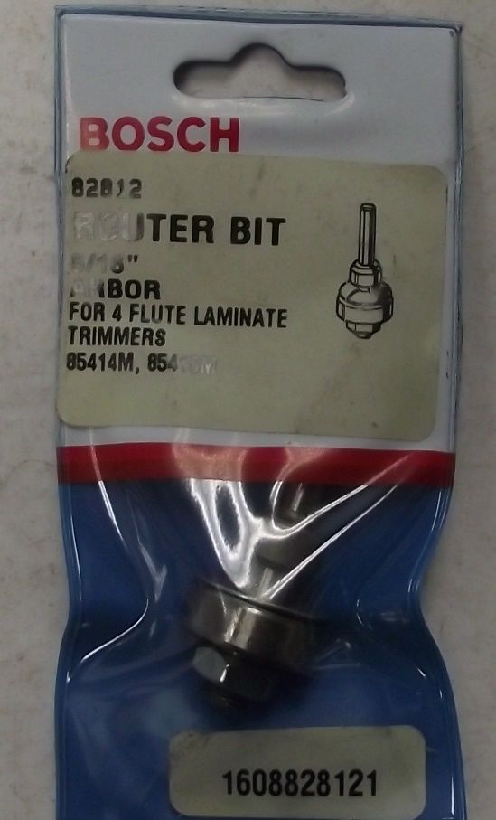 Bosch 82812 5/16" Router Bit Arbor 1/4" Shank USA
