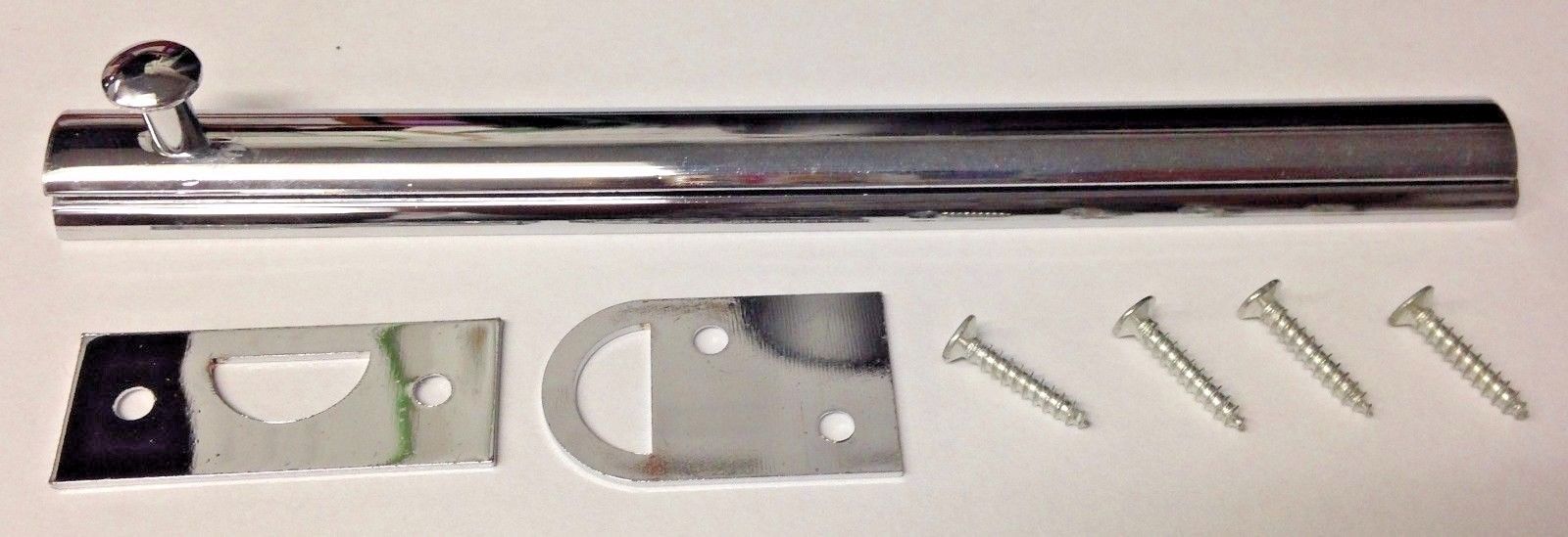 Taymor 25-4035150 Door Hardware 6" Surface Slide Bolt Chrome