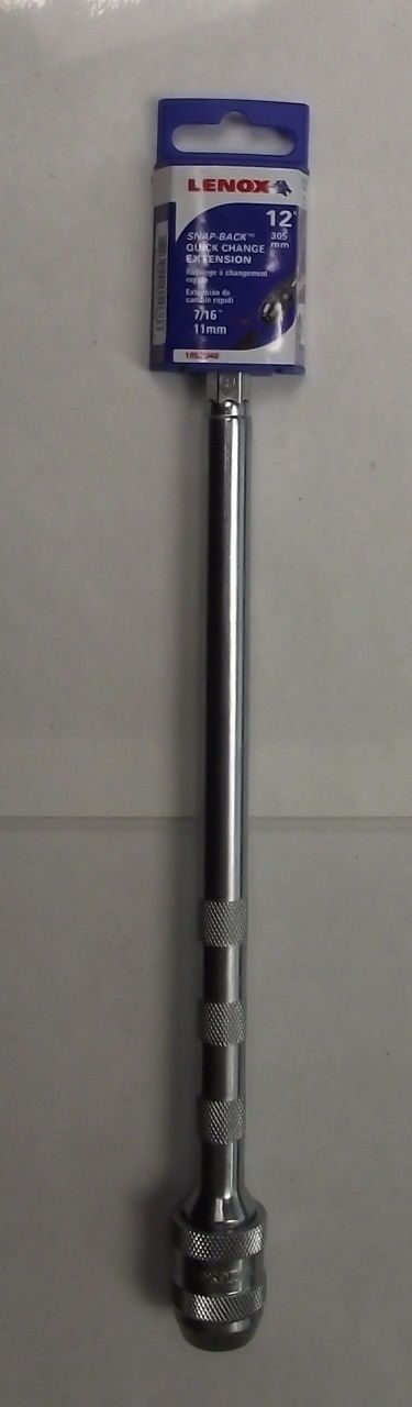LENOX Tools 1852048 12" Snap-Back Arbor Extension