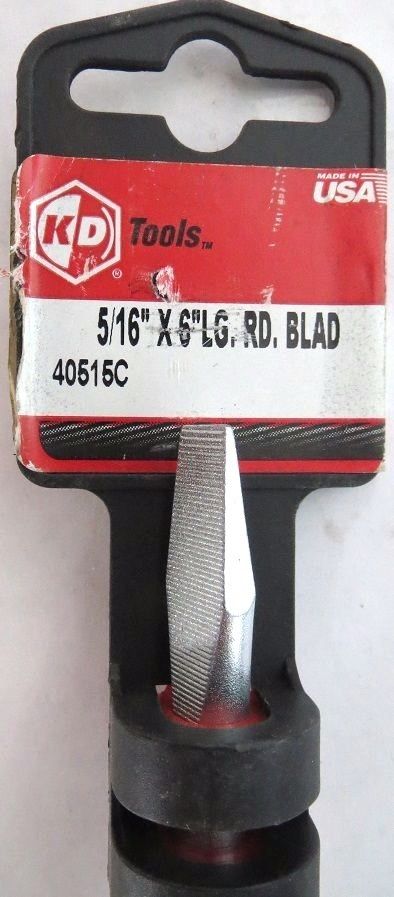 KD Tools 40515 5/16" 6" Large Round Blade Slotted Screwdriver USA