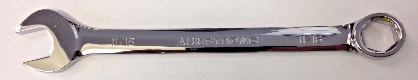 Armstrong 25-022 11/16" Full Polish Regular Combination Wrench 6 Point USA