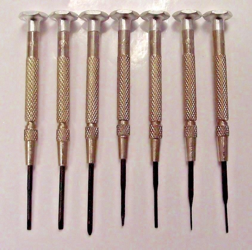 General Tools S607 42566 7 Piece Jeweler's Screwdriver Set