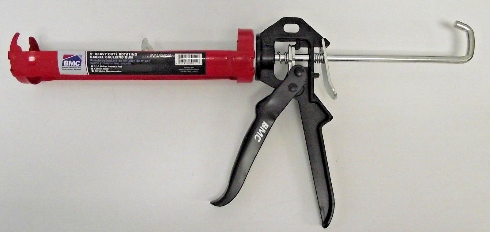 BMC 0051 9" Heavy Duty Rotating Barrel Caulking Gun
