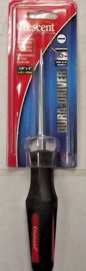 Crescent SDDS44V Dura Driver Mechanic's Screwdriver 1/4" x 4" Non Slip Handle