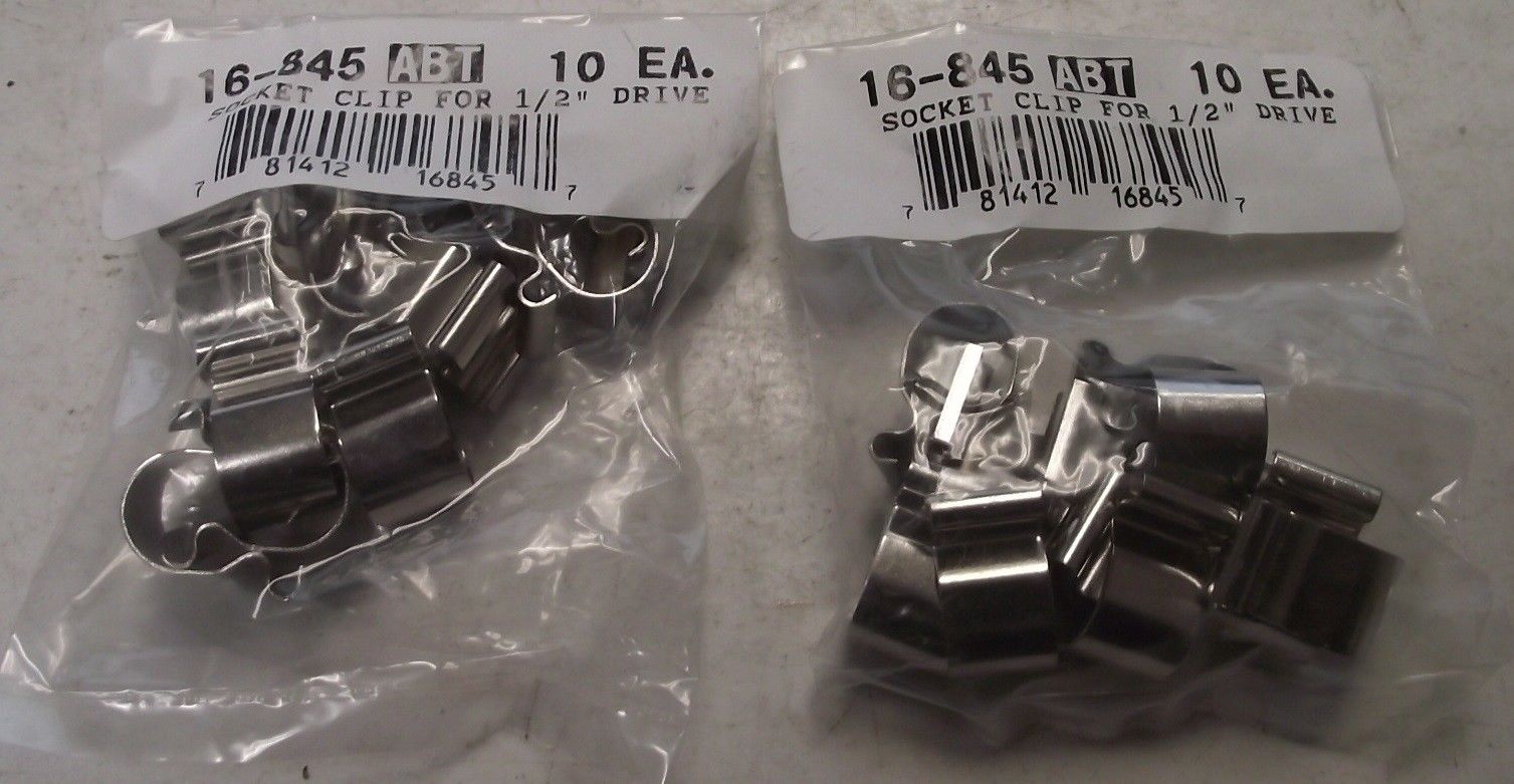 Armstrong Tools 16-845 Socket Clip For 1/2" Drive Socket Rails 20pcs.