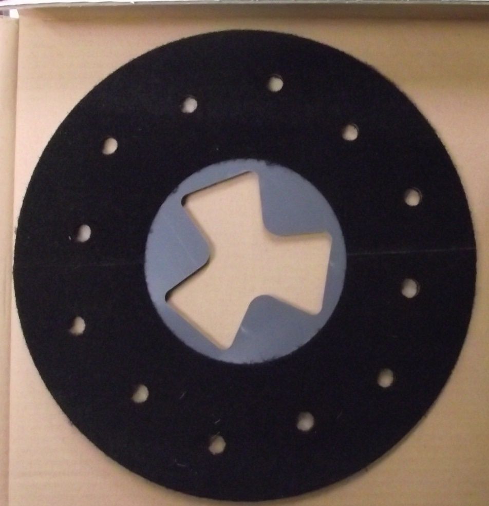 Norton 70184629013 3/8" Thick PVC Floor Polishing Pad 270mm Diameter