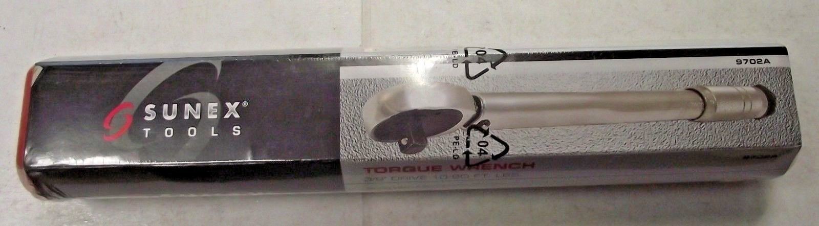 Sunex International 9702A 3/8-inch Torque Wrench 10- 80 FT. LBS With Case