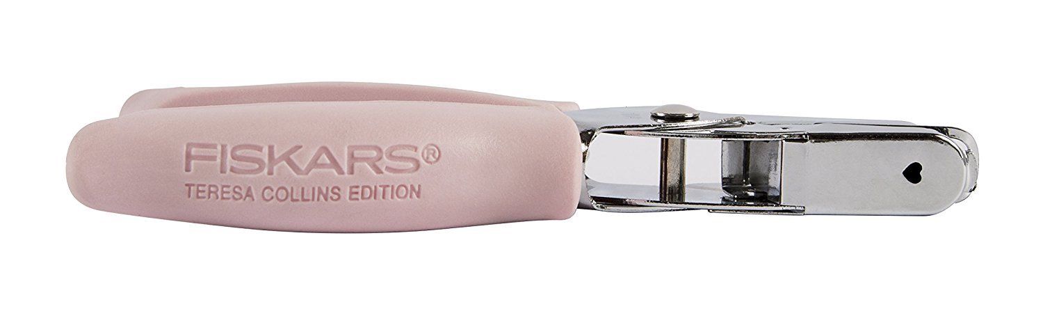 Fiskars 123740-1001 Teresa Collins Heart Hand Punch, Approx. 1/8"